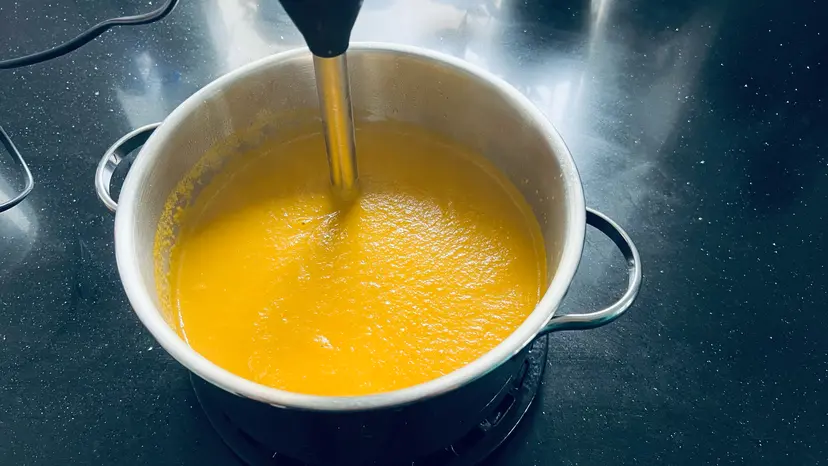 Blended to smooth consistency