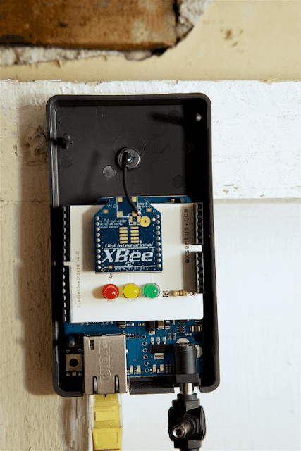 First generation hub, based around Arduino ethernet.